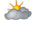 Chance of flurries or rain showers - (30%)